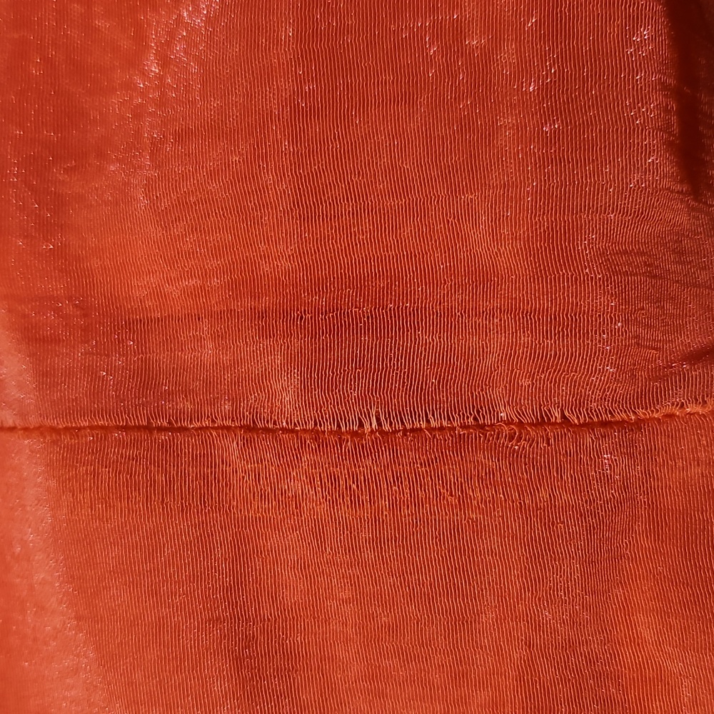 Dawn Joy peach sheer dress with embroidered accent - Picture 8 of 8